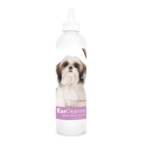 Healthy Breeds 8 oz Shih Tzu Ear Cleanse with Aloe Vera Sweet Pea & Vanilla HE126030 - main